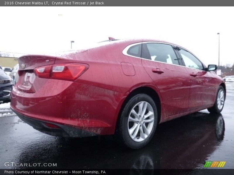 Crystal Red Tintcoat / Jet Black 2016 Chevrolet Malibu LT