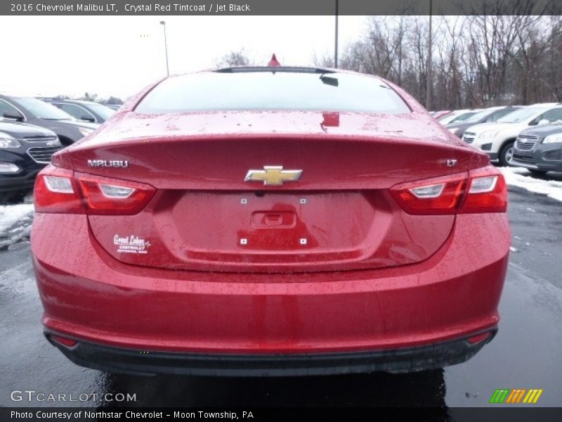 Crystal Red Tintcoat / Jet Black 2016 Chevrolet Malibu LT