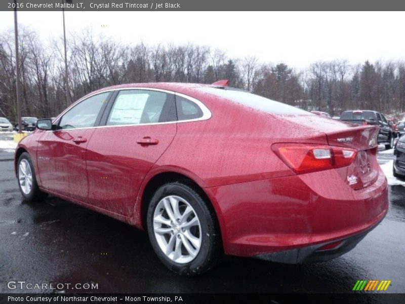 Crystal Red Tintcoat / Jet Black 2016 Chevrolet Malibu LT