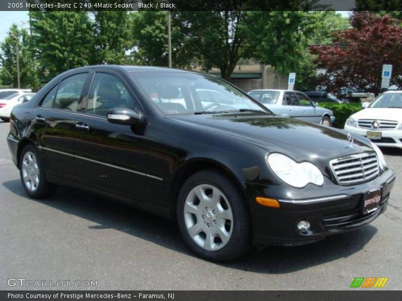 Black / Black 2005 Mercedes-Benz C 240 4Matic Sedan