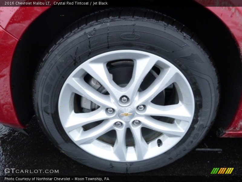 Crystal Red Tintcoat / Jet Black 2016 Chevrolet Malibu LT