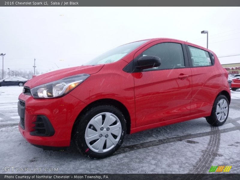 Salsa / Jet Black 2016 Chevrolet Spark LS