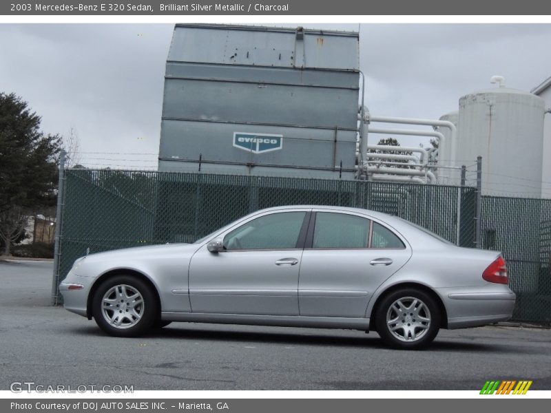 Brilliant Silver Metallic / Charcoal 2003 Mercedes-Benz E 320 Sedan