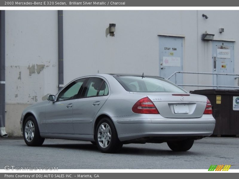 Brilliant Silver Metallic / Charcoal 2003 Mercedes-Benz E 320 Sedan