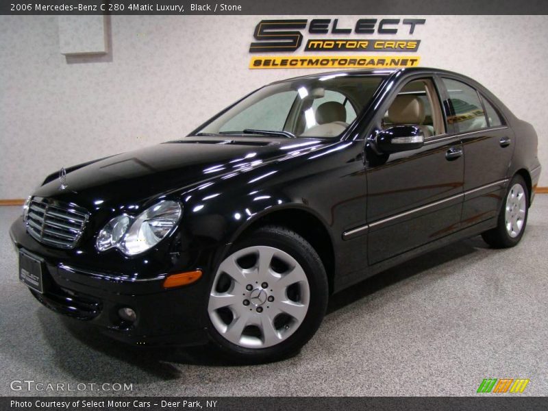 Black / Stone 2006 Mercedes-Benz C 280 4Matic Luxury