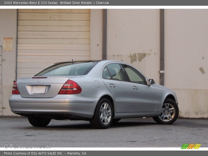 Brilliant Silver Metallic / Charcoal 2003 Mercedes-Benz E 320 Sedan