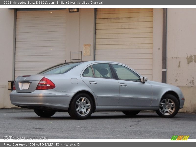 Brilliant Silver Metallic / Charcoal 2003 Mercedes-Benz E 320 Sedan