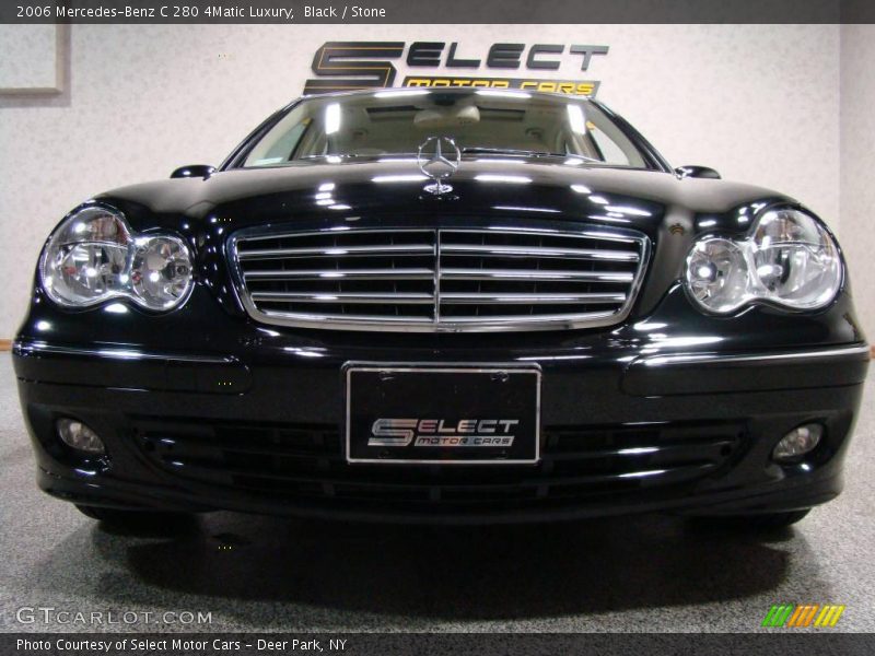 Black / Stone 2006 Mercedes-Benz C 280 4Matic Luxury