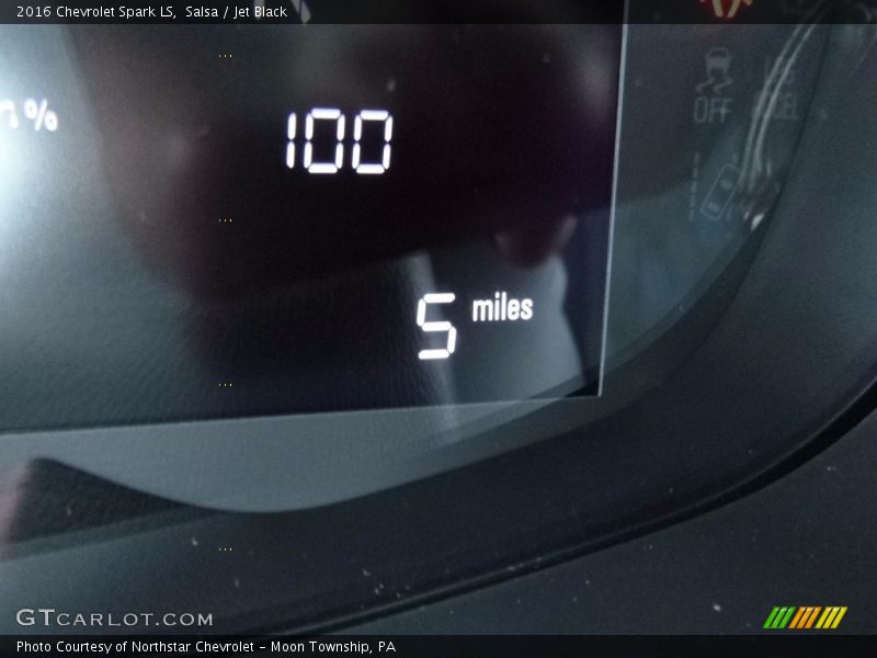 Salsa / Jet Black 2016 Chevrolet Spark LS