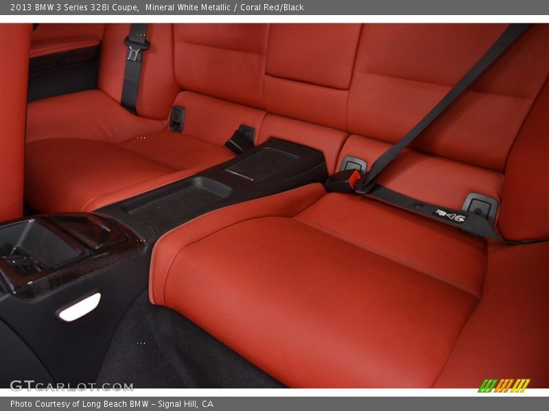 Mineral White Metallic / Coral Red/Black 2013 BMW 3 Series 328i Coupe