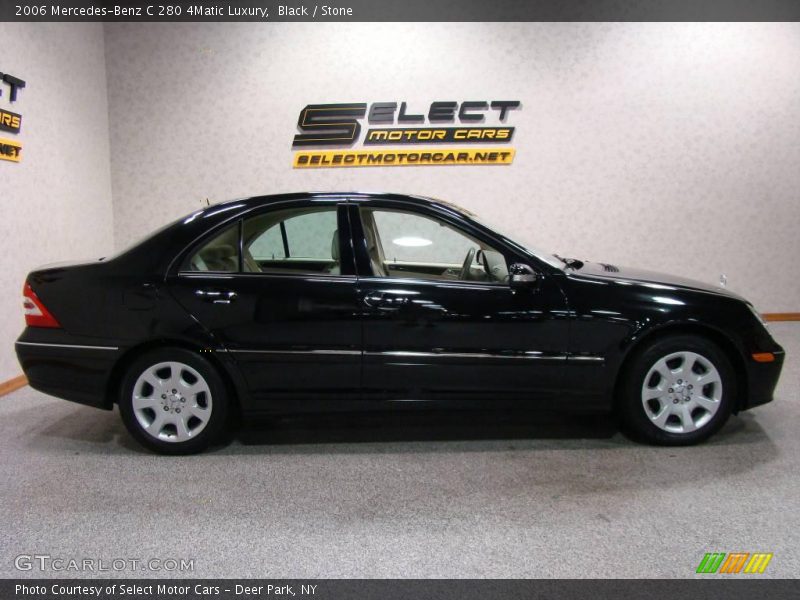 Black / Stone 2006 Mercedes-Benz C 280 4Matic Luxury