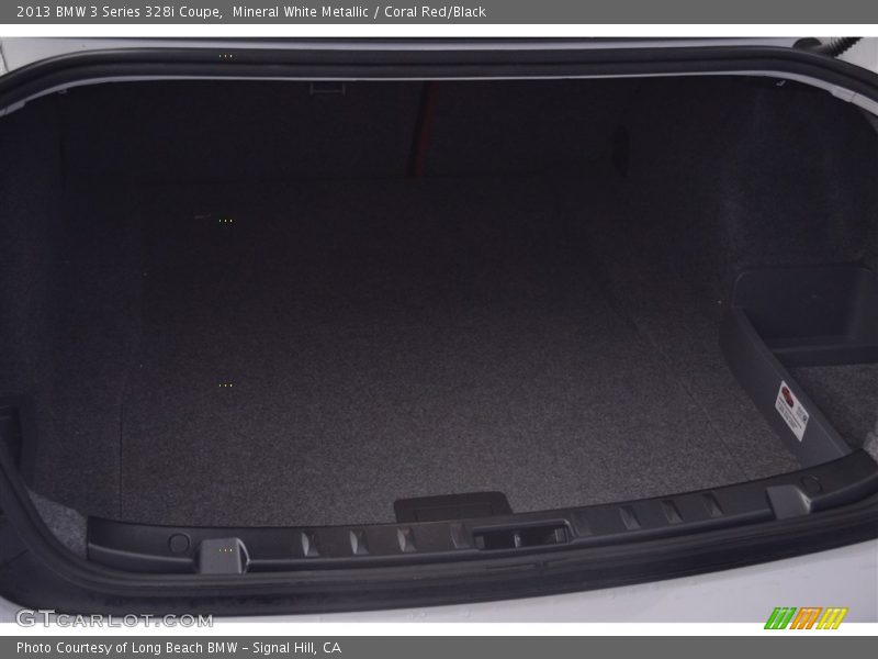 Mineral White Metallic / Coral Red/Black 2013 BMW 3 Series 328i Coupe