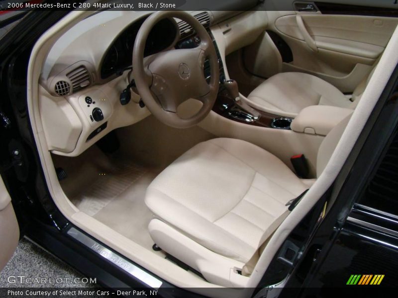 Black / Stone 2006 Mercedes-Benz C 280 4Matic Luxury