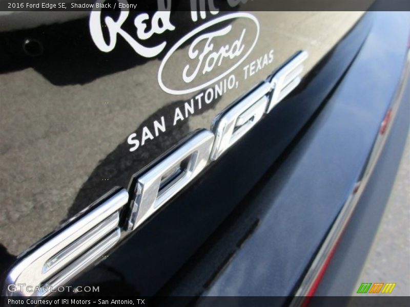 Shadow Black / Ebony 2016 Ford Edge SE