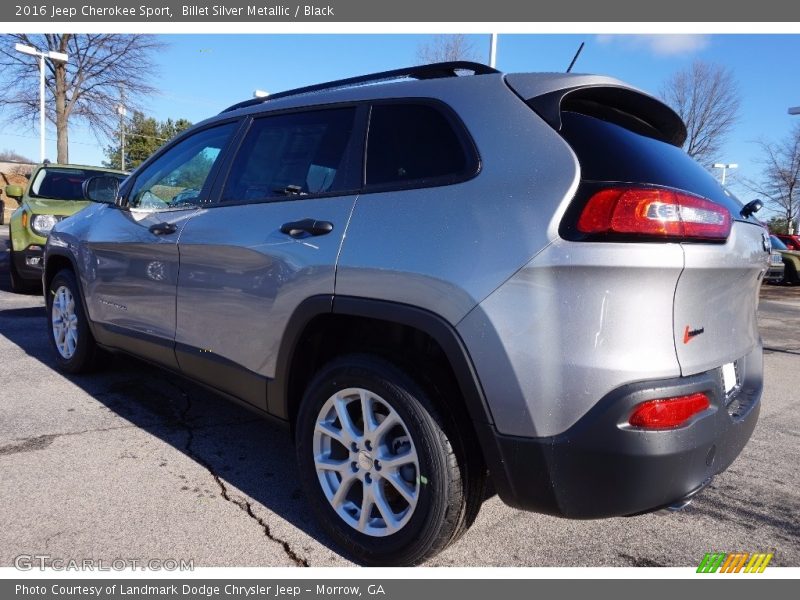 Billet Silver Metallic / Black 2016 Jeep Cherokee Sport