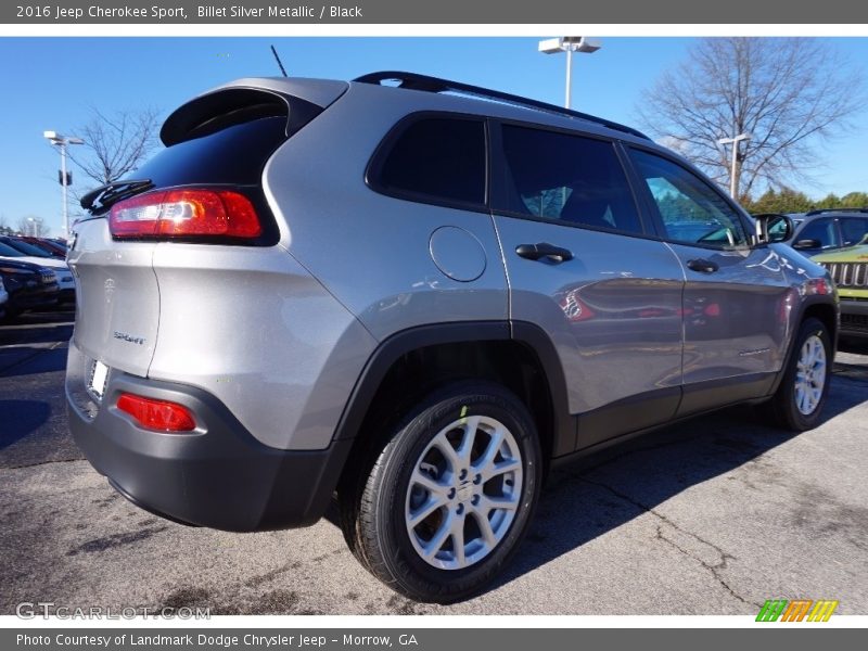 Billet Silver Metallic / Black 2016 Jeep Cherokee Sport