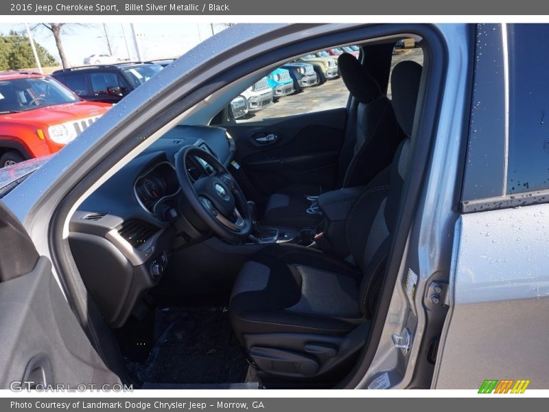 Billet Silver Metallic / Black 2016 Jeep Cherokee Sport