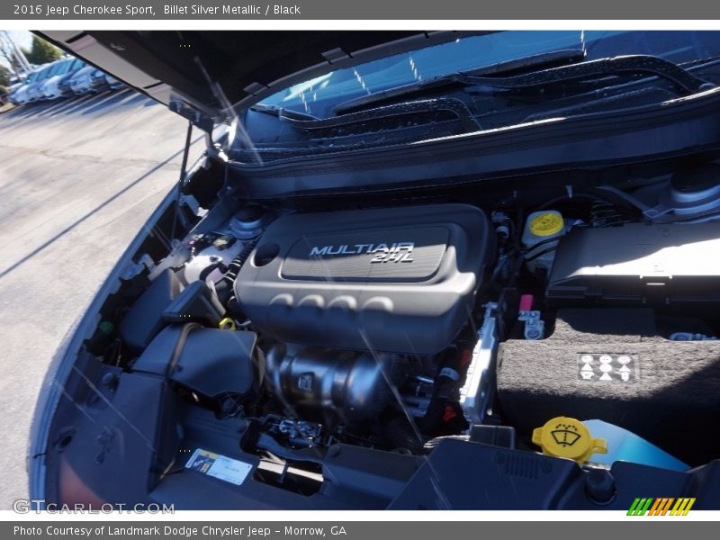 Billet Silver Metallic / Black 2016 Jeep Cherokee Sport