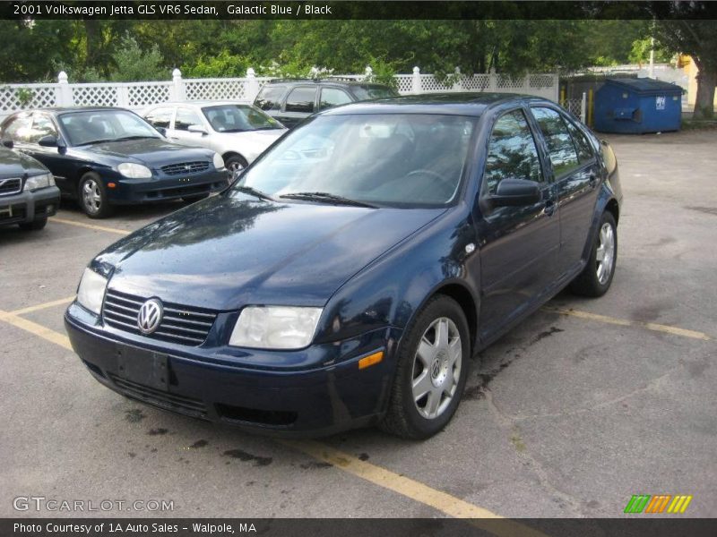 Galactic Blue / Black 2001 Volkswagen Jetta GLS VR6 Sedan