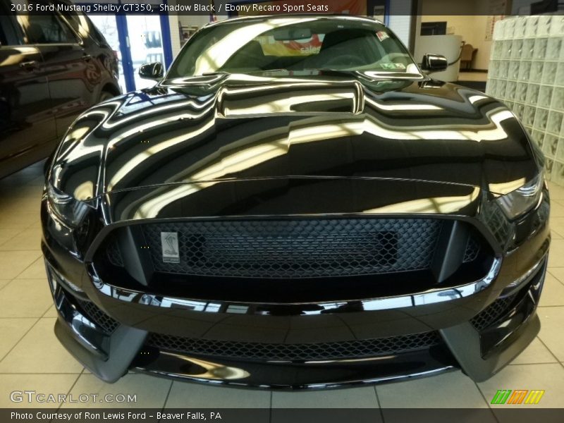  2016 Mustang Shelby GT350 Shadow Black