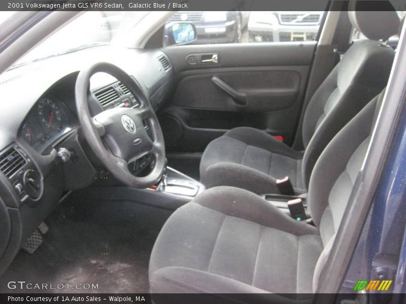 Galactic Blue / Black 2001 Volkswagen Jetta GLS VR6 Sedan