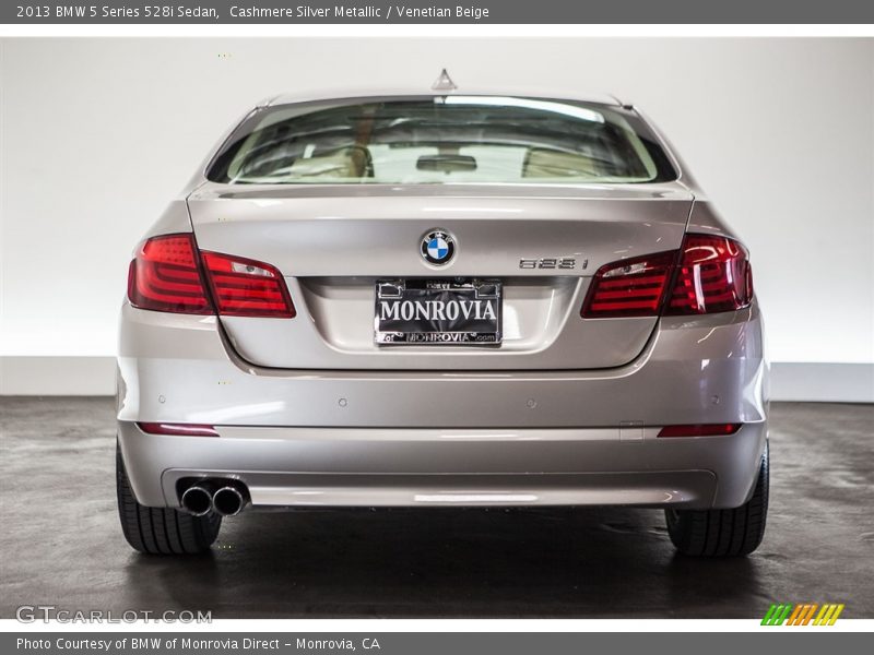 Cashmere Silver Metallic / Venetian Beige 2013 BMW 5 Series 528i Sedan