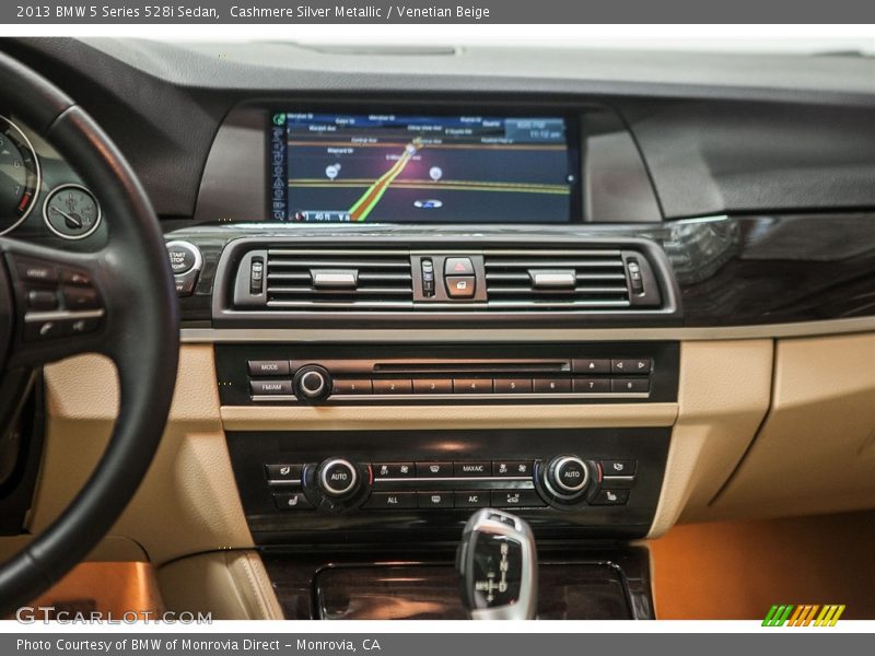 Cashmere Silver Metallic / Venetian Beige 2013 BMW 5 Series 528i Sedan