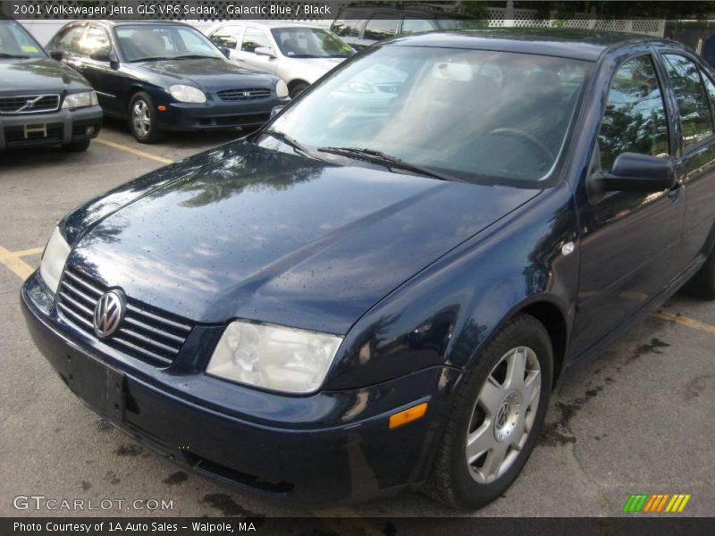 Galactic Blue / Black 2001 Volkswagen Jetta GLS VR6 Sedan