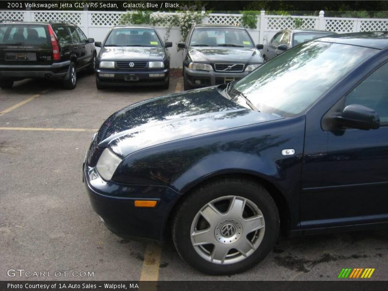 Galactic Blue / Black 2001 Volkswagen Jetta GLS VR6 Sedan