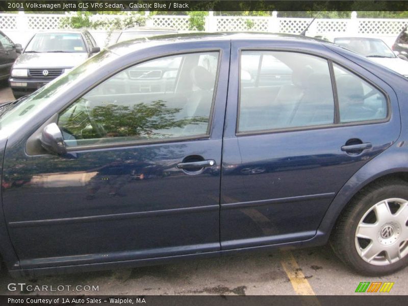 Galactic Blue / Black 2001 Volkswagen Jetta GLS VR6 Sedan