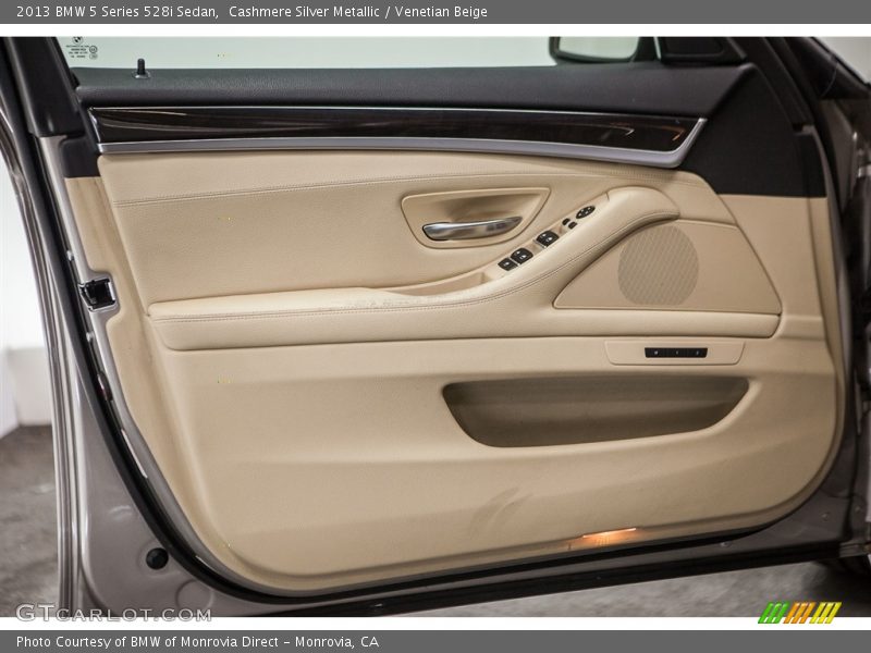 Cashmere Silver Metallic / Venetian Beige 2013 BMW 5 Series 528i Sedan