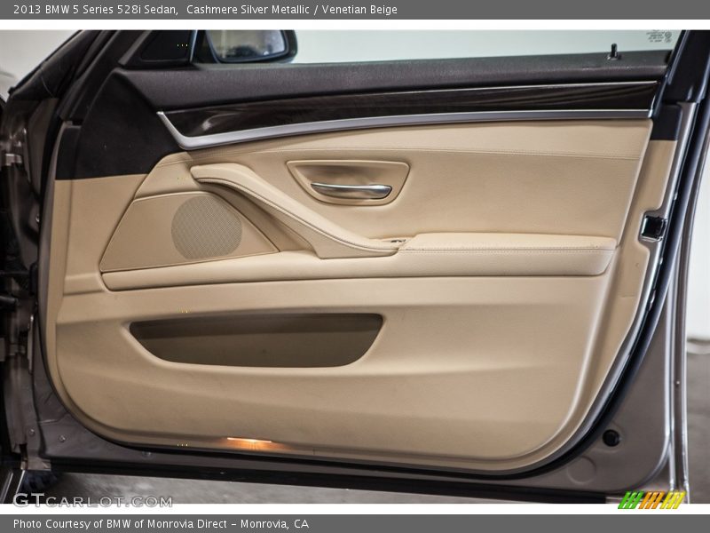 Cashmere Silver Metallic / Venetian Beige 2013 BMW 5 Series 528i Sedan