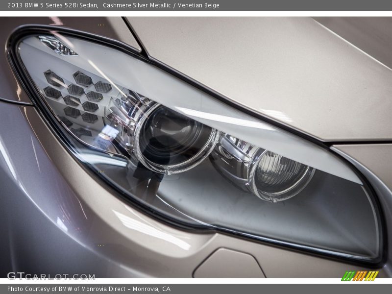 Cashmere Silver Metallic / Venetian Beige 2013 BMW 5 Series 528i Sedan
