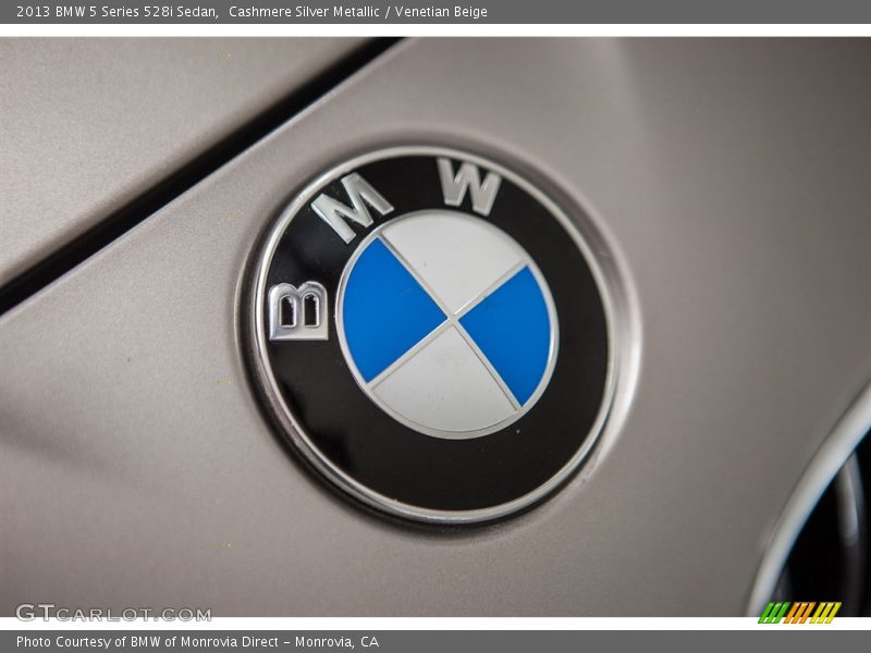 Cashmere Silver Metallic / Venetian Beige 2013 BMW 5 Series 528i Sedan