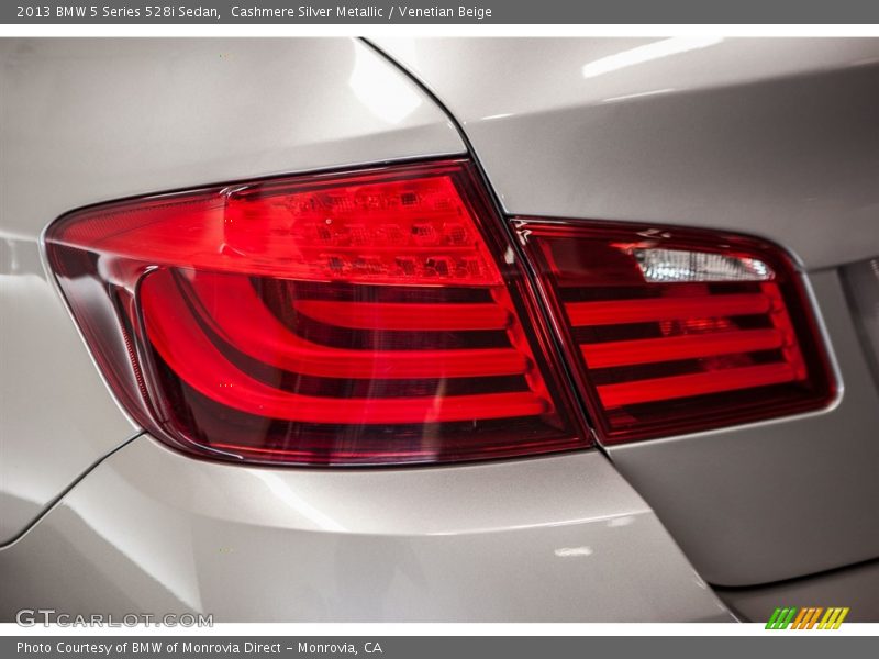 Cashmere Silver Metallic / Venetian Beige 2013 BMW 5 Series 528i Sedan