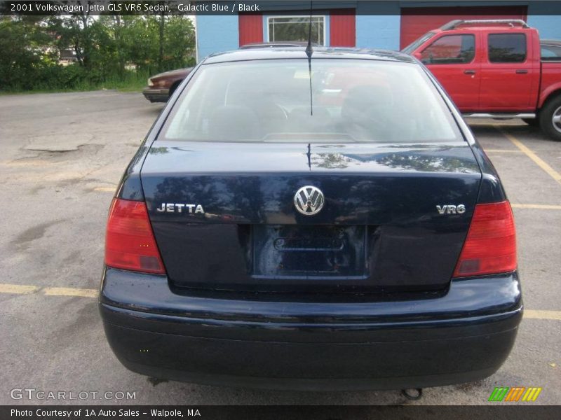 Galactic Blue / Black 2001 Volkswagen Jetta GLS VR6 Sedan