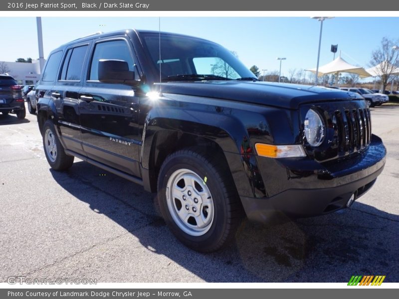 Black / Dark Slate Gray 2016 Jeep Patriot Sport