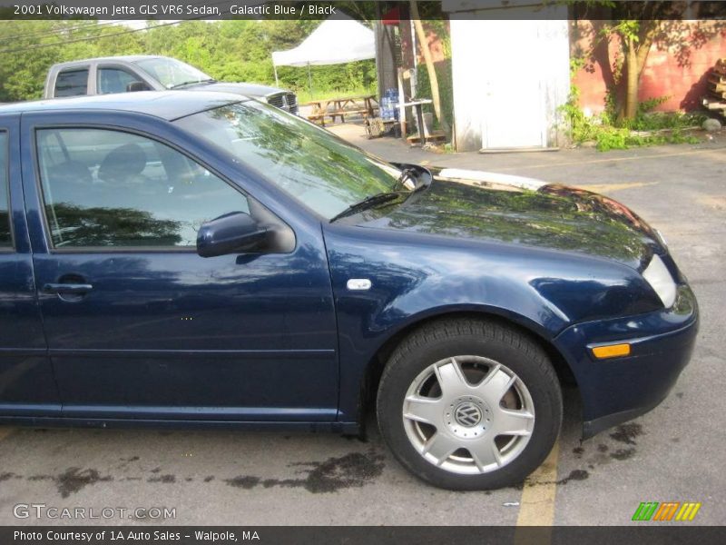Galactic Blue / Black 2001 Volkswagen Jetta GLS VR6 Sedan