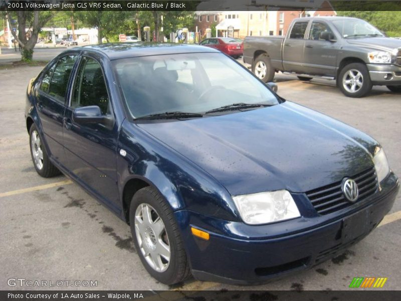 Galactic Blue / Black 2001 Volkswagen Jetta GLS VR6 Sedan