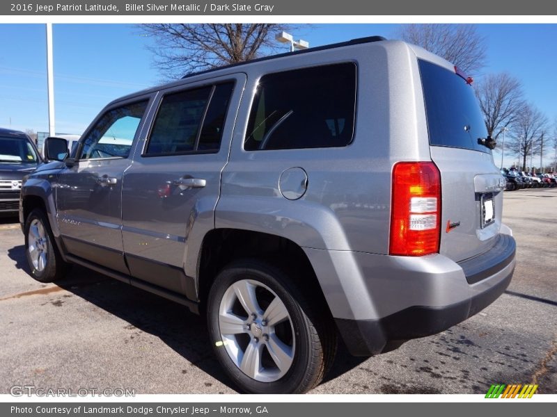 Billet Silver Metallic / Dark Slate Gray 2016 Jeep Patriot Latitude