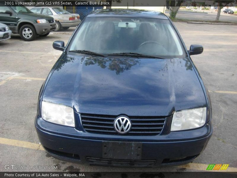 Galactic Blue / Black 2001 Volkswagen Jetta GLS VR6 Sedan