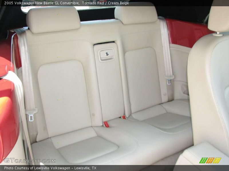 Tornado Red / Cream Beige 2005 Volkswagen New Beetle GL Convertible
