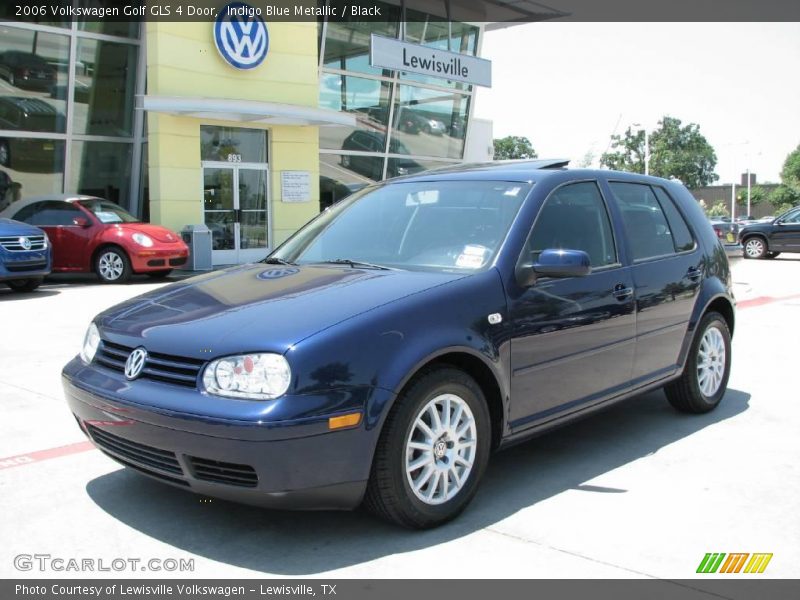 Indigo Blue Metallic / Black 2006 Volkswagen Golf GLS 4 Door