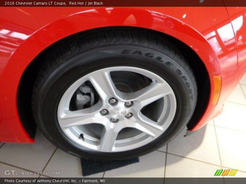 Red Hot / Jet Black 2016 Chevrolet Camaro LT Coupe