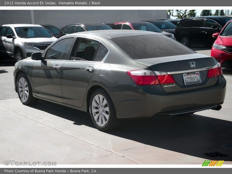 Hematite Metallic / Black 2013 Honda Accord EX Sedan