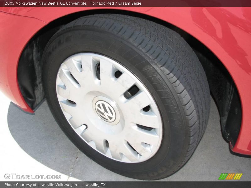 Tornado Red / Cream Beige 2005 Volkswagen New Beetle GL Convertible