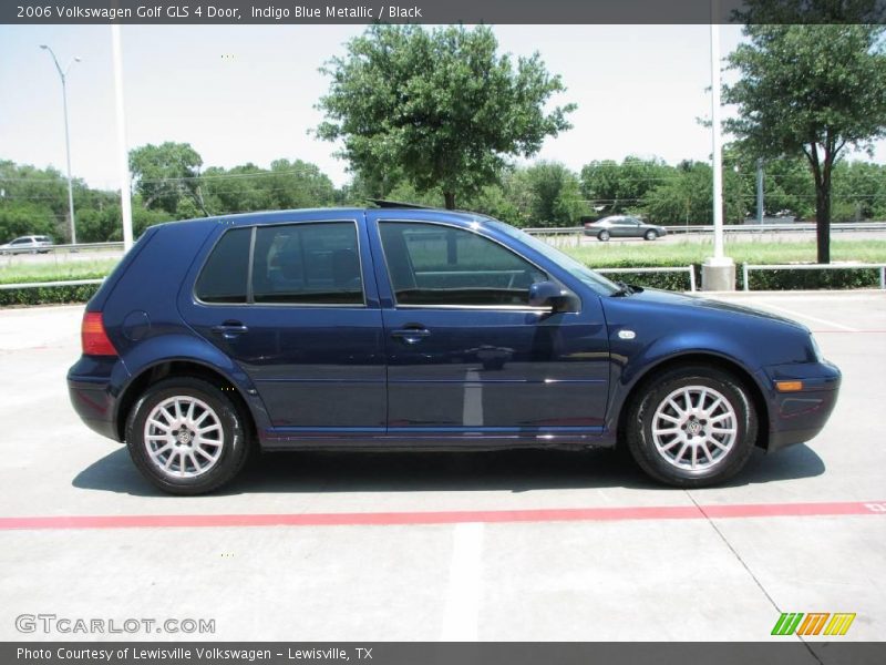 Indigo Blue Metallic / Black 2006 Volkswagen Golf GLS 4 Door