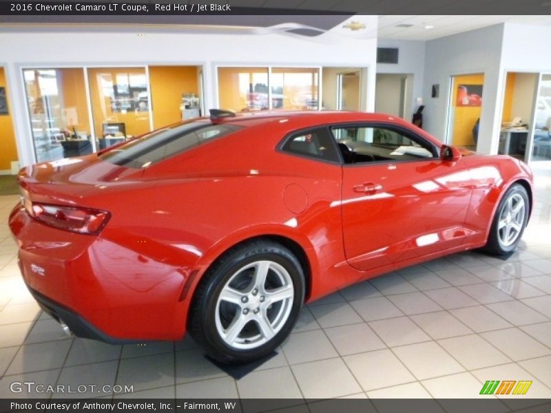 Red Hot / Jet Black 2016 Chevrolet Camaro LT Coupe