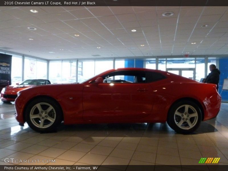 Red Hot / Jet Black 2016 Chevrolet Camaro LT Coupe