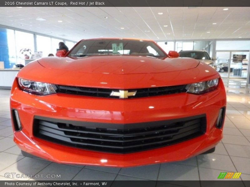 Red Hot / Jet Black 2016 Chevrolet Camaro LT Coupe